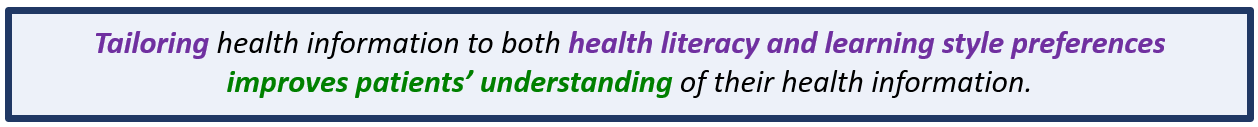 Health Literacy explanation