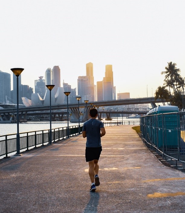 Man running